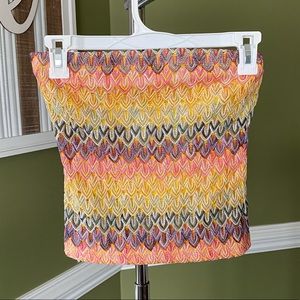 Vintage rainbow tube top